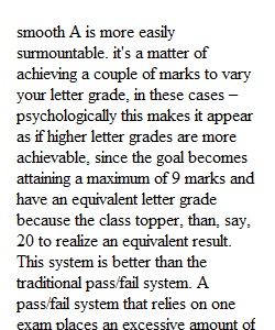 pros and cons of Egilatarian grading